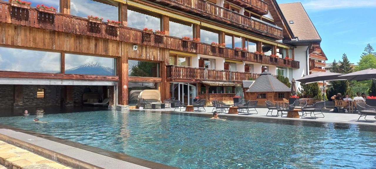 קראנס-מונטנה Apartment 24 Hotel Etrier Pool & Spa מראה חיצוני תמונה